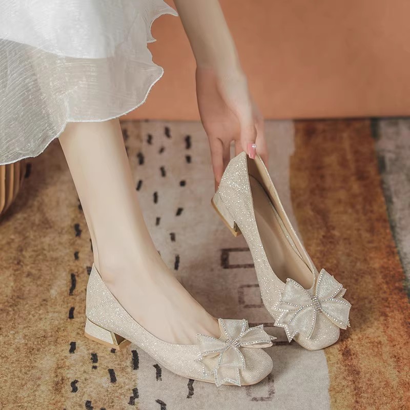 Women Shoes Heels - Damen-2025, neuer Stil, Herbstabend, weiche Sohle,