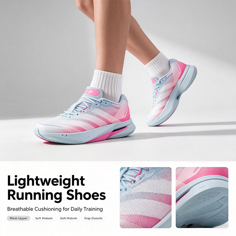 Women'S Shoes Pink Adidas - Adidas Rosa Weiß Blau Laufschuhe Damen