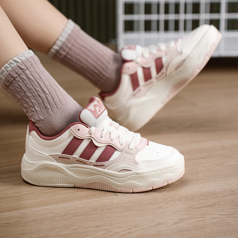 Women'S Shoes Pink Adidas - Adidas KH9028 Damen Low-Top-Plateau-Freizeitschuhe mit drei
