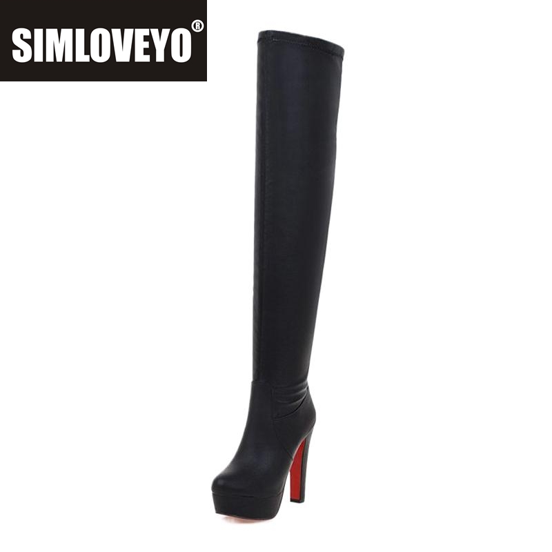 Women'S Shoes Quality - SIMLOVEYO Schuhe Ultra High Heel Overknee-Stiefel