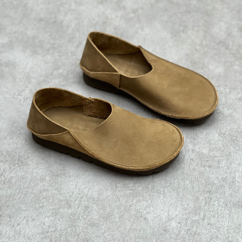 Damen-Slipper aus echtem Leder – Loafer Flat Women Bewertung und Preis