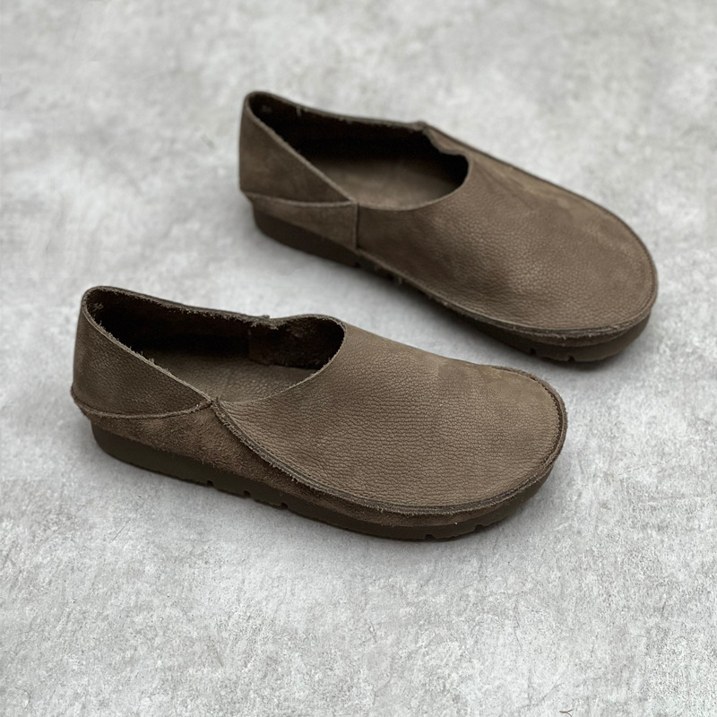 Damen-Slipper aus echtem Leder – Loafer Flat Women Bewertung und Preis