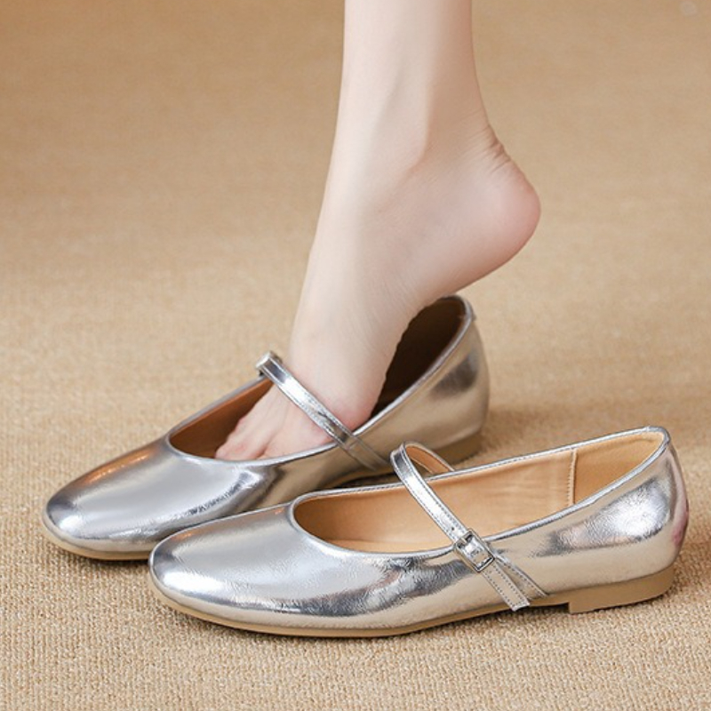 Silberne Ballerinas Schuhe Dam – Women Shoes Heels Bewertung und Preis