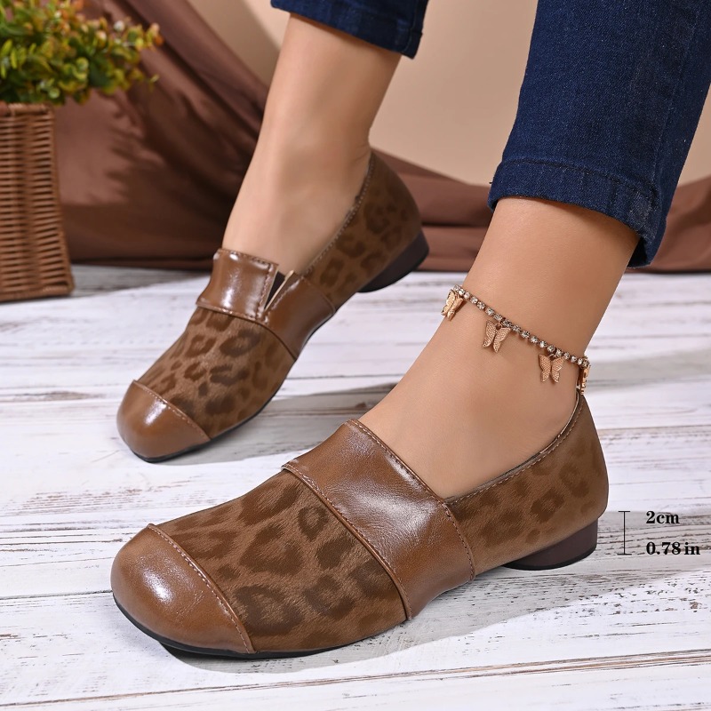 Damenmode-Loafer mit Leoparden – Loafer Flat Women Bewertung und Preis