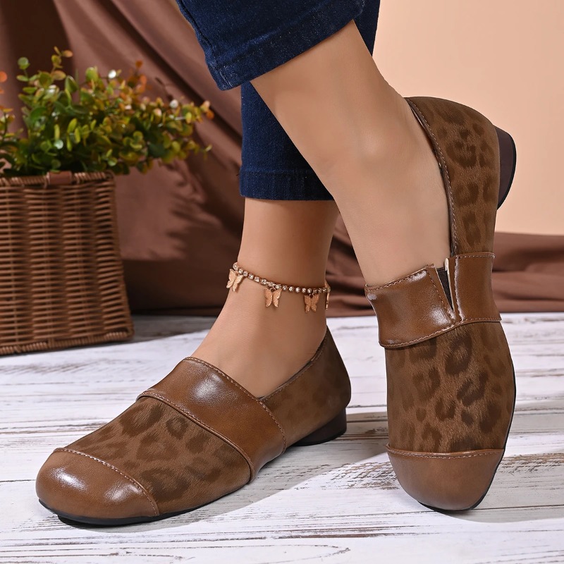 Damenmode-Loafer mit Leoparden – Loafer Flat Women Bewertung und Preis