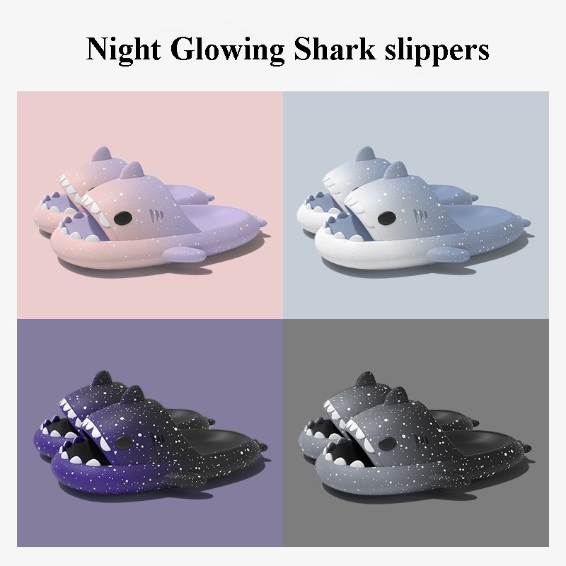Nette Cartoon Shark Hausschuhe – Women'S Shoes To Men'S Size Bewertung und Preis
