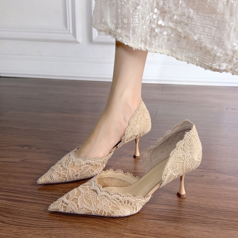 Spitze High Heels mit Spitze f – Women Shoes Heels Bewertung und Preis