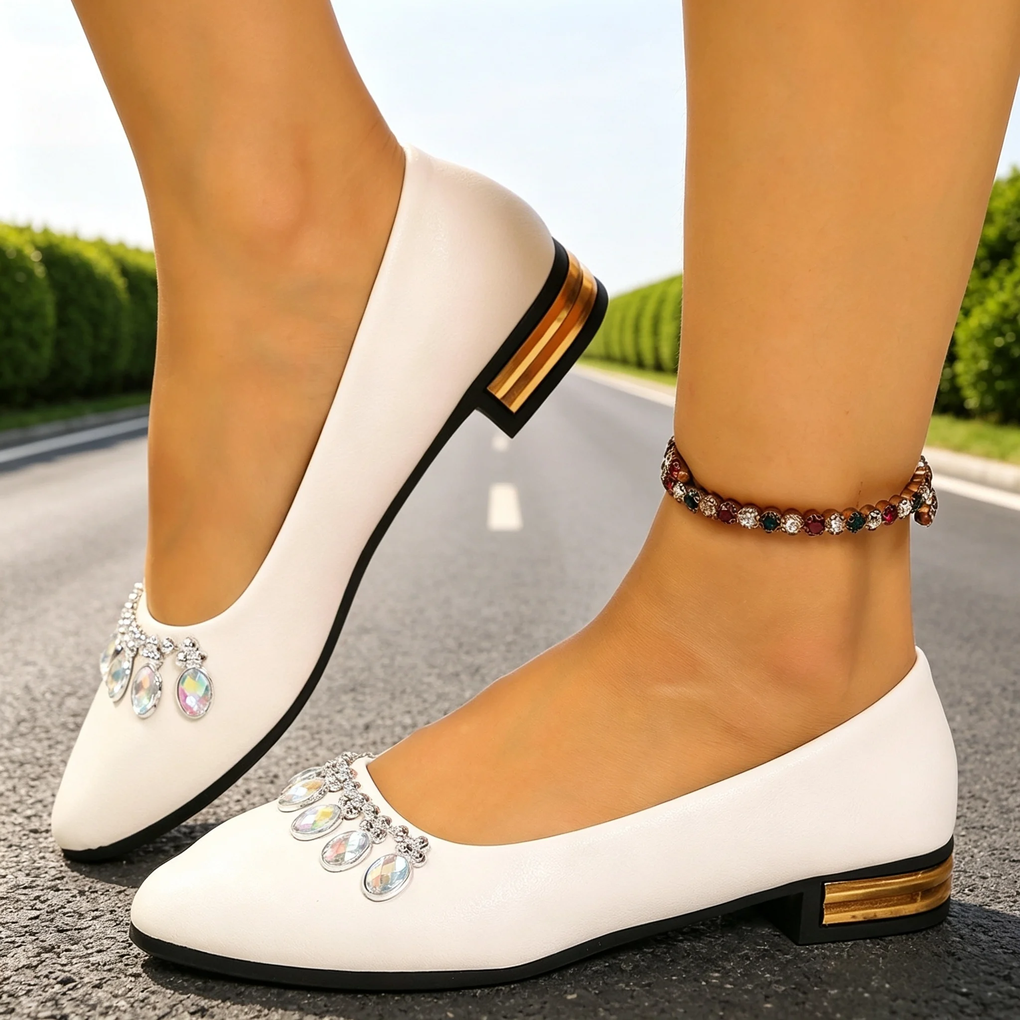 Damen Flache Schuhe mit Spitze – Loafer Flat Women Bewertung und Preis