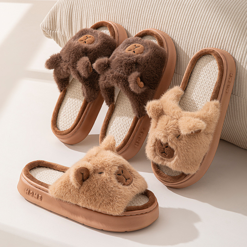 Hanf-Cartoon-Damen-Hausschuhe: – Loafer Flat Women Bewertung und Preis