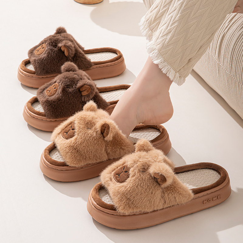 Hanf-Cartoon-Damen-Hausschuhe: – Loafer Flat Women Bewertung und Preis